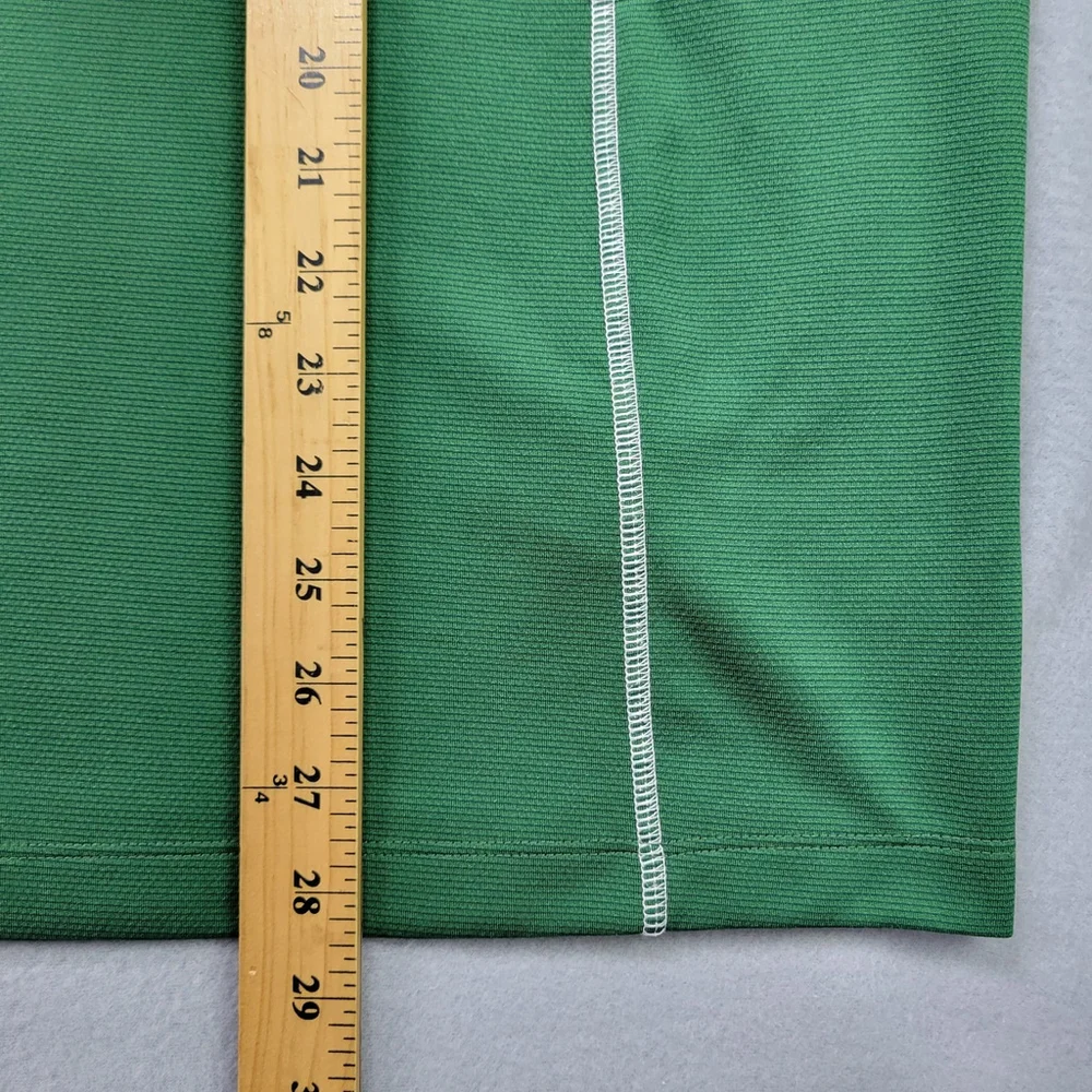 Columbia Mens Omni-Wick Shotgun 1/4 Zip Pullover Green Golf Performance Shirt L - Picture 6 of 9